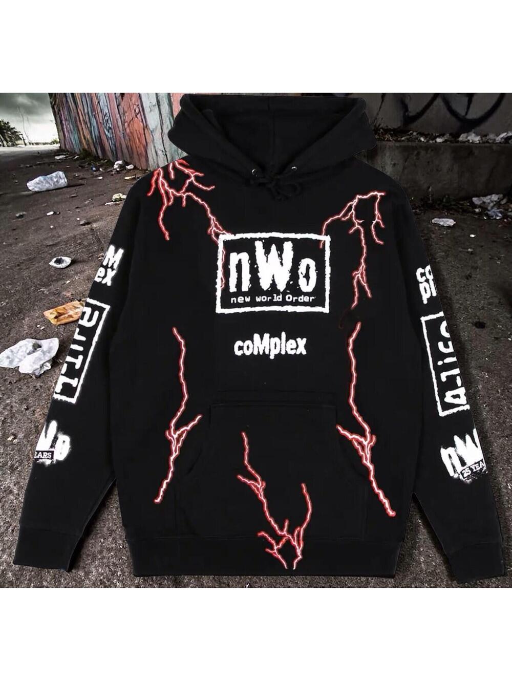 ⚡️⚡️⚡️MEN'S COMPLEX BLACK NEW NWO 25 YEARS HOOD MENS SMALL LE SOLD OUT IN HAND